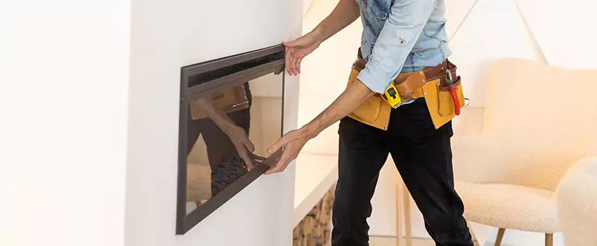 Metal Fireplace Installation in Morrisville, North Carolina