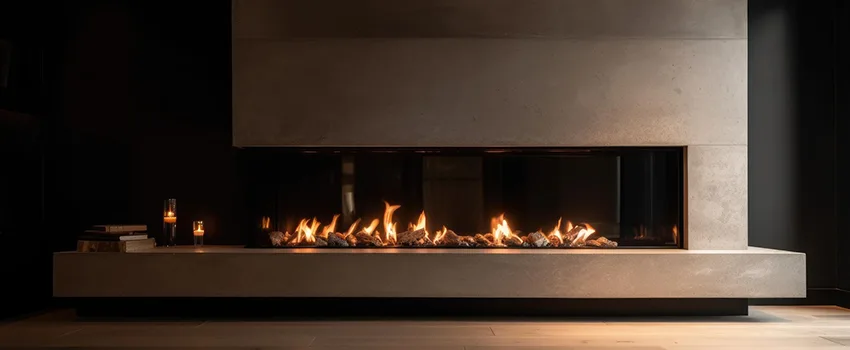Gas Fireplace Ember Bed Design Services in Morrisville, North Carolina