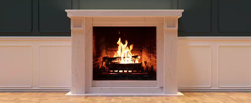 Open Flame Wood-Burning Fireplace Installation Services in Morrisville, North Carolina