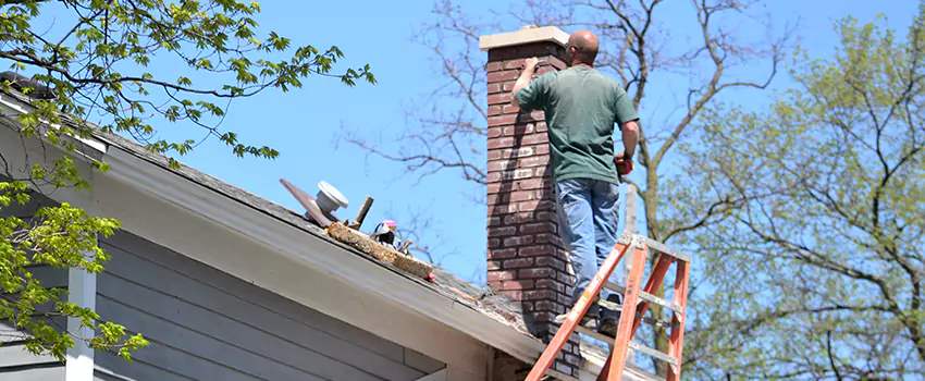 Vinyl and PVC Chimney Flashing Installation in Morrisville, NC